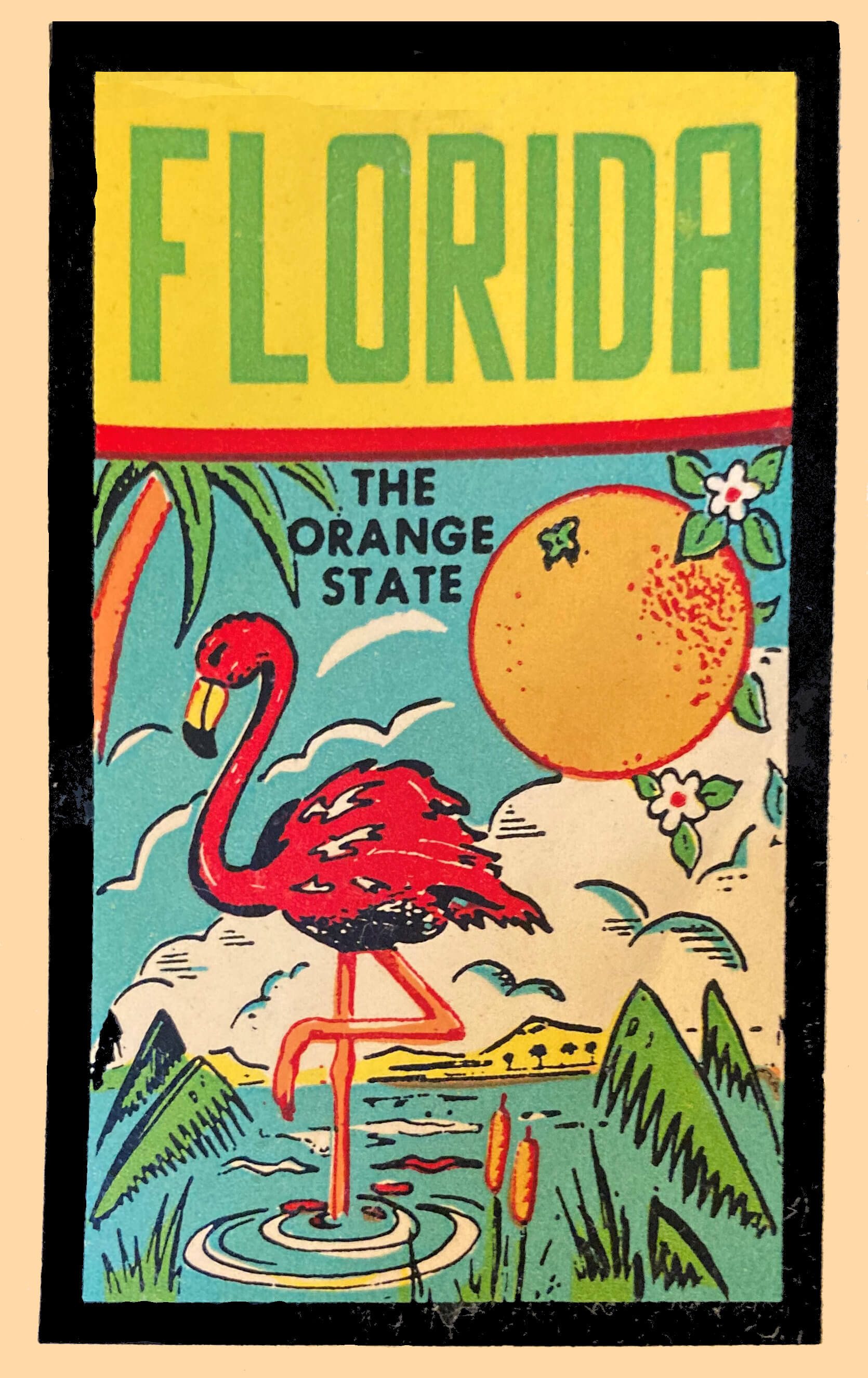 (image for) Florida Vintage Vacation Stickers